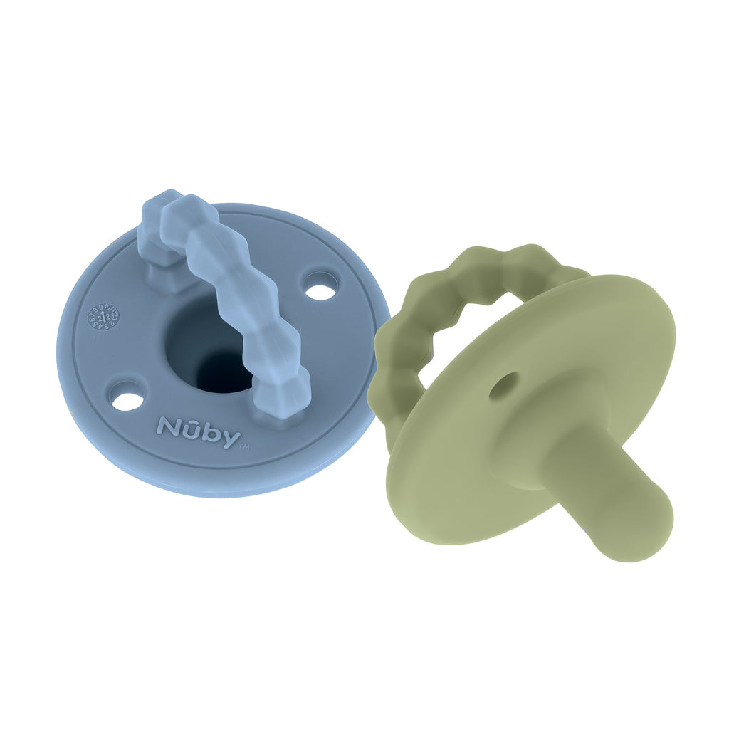 Silicone Softees Pacifier & Teether (2 Pack)