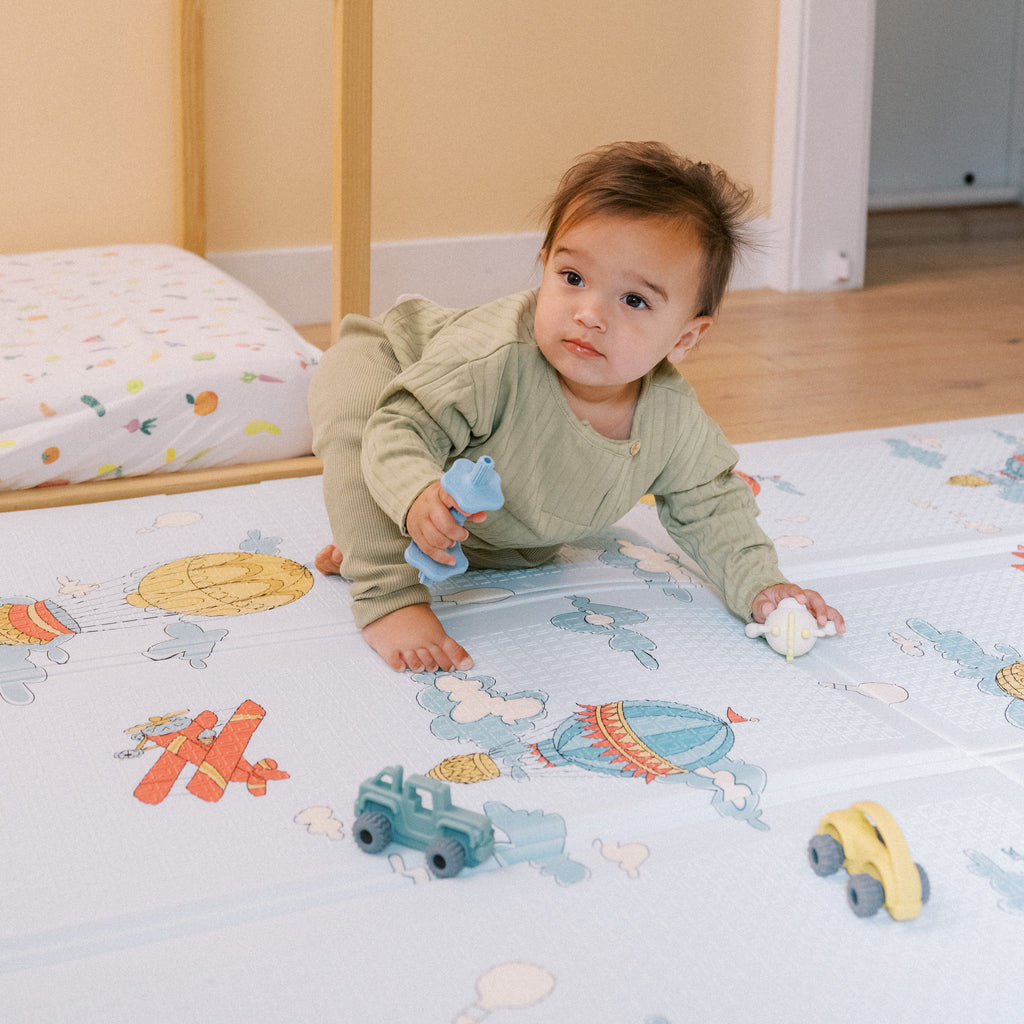 Reversible Floor Mat | Hot Air Balloons