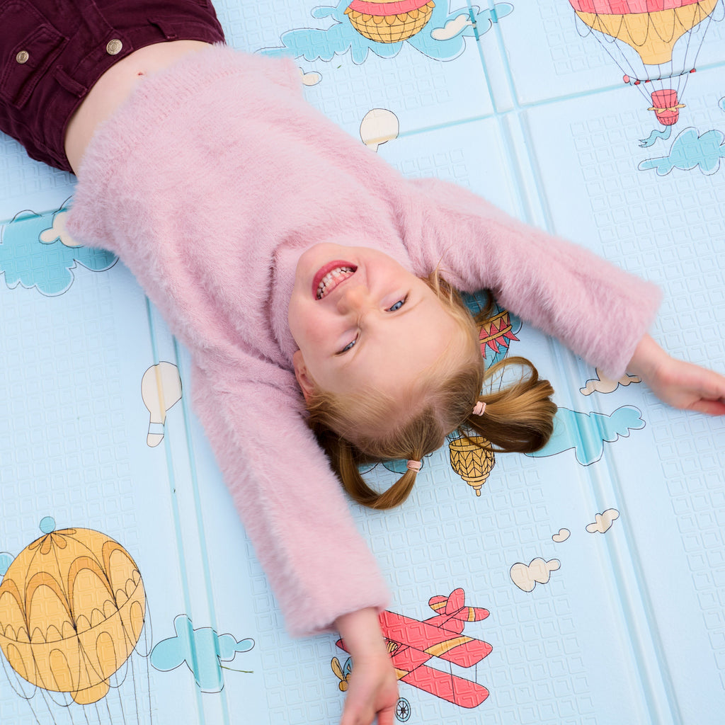Reversible Floor Mat | Hot Air Balloons